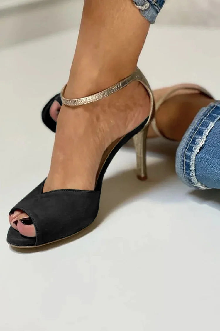 Tacones Brillo Nocturno Valeria - Glamound