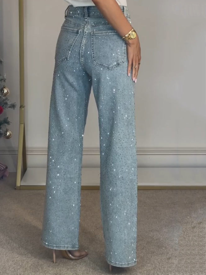 Jeans Brillo Celeste Aurora - Glamound