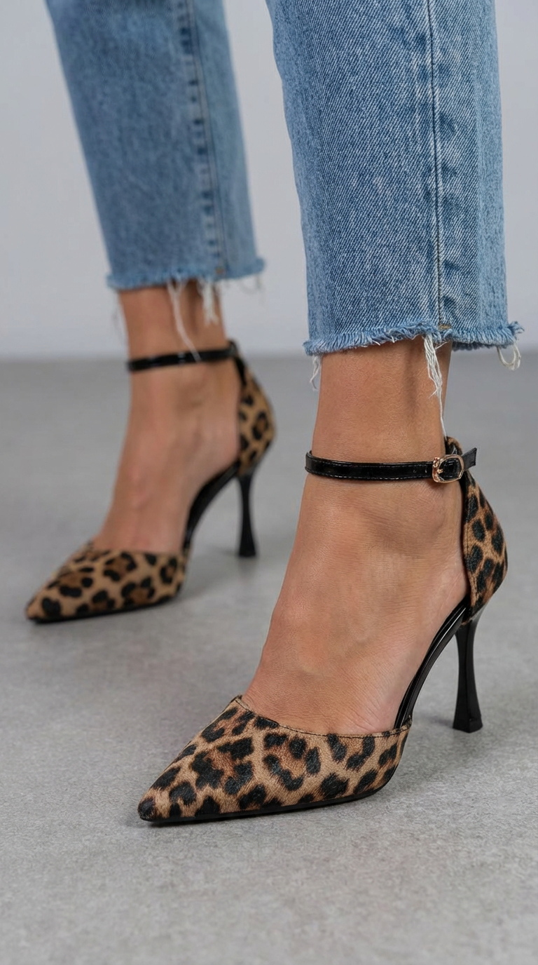 Tacones Animal Print Juliana - Glamound