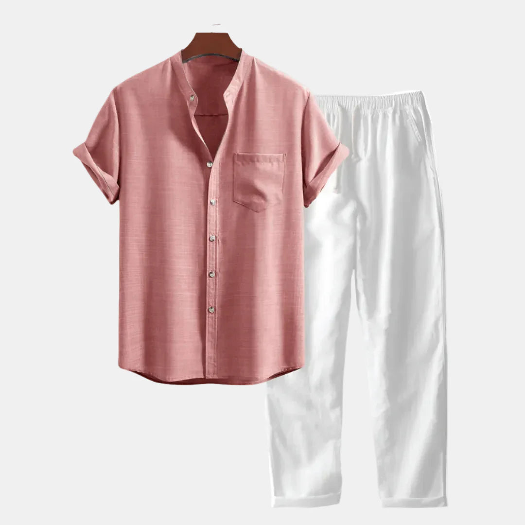 Conjunto Linen Riviera Bruno - Glamound