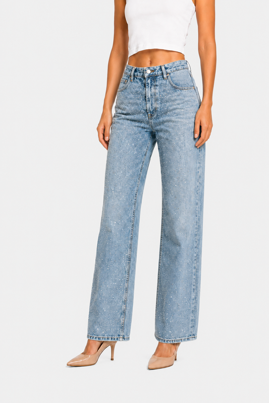Jeans Brillo Celeste Aurora - Glamound