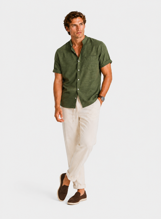 Conjunto Linen Riviera Bruno - Glamound