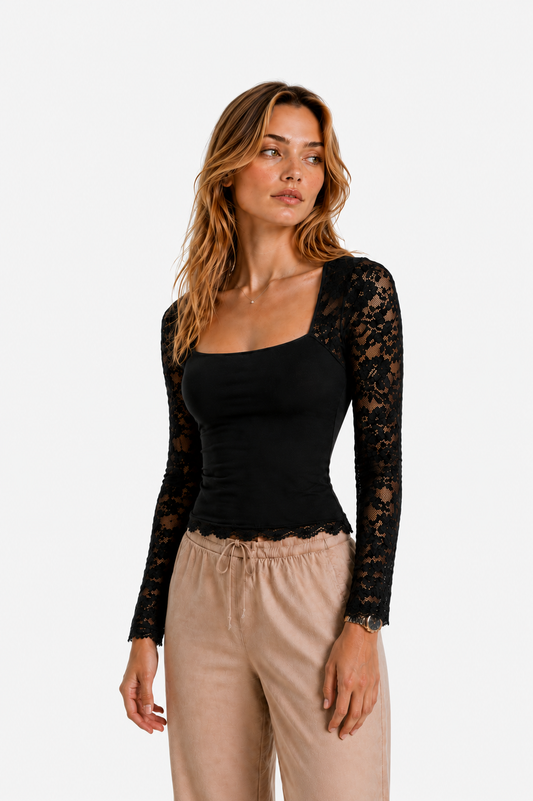 Blusa Noir Alessandra - Glamound