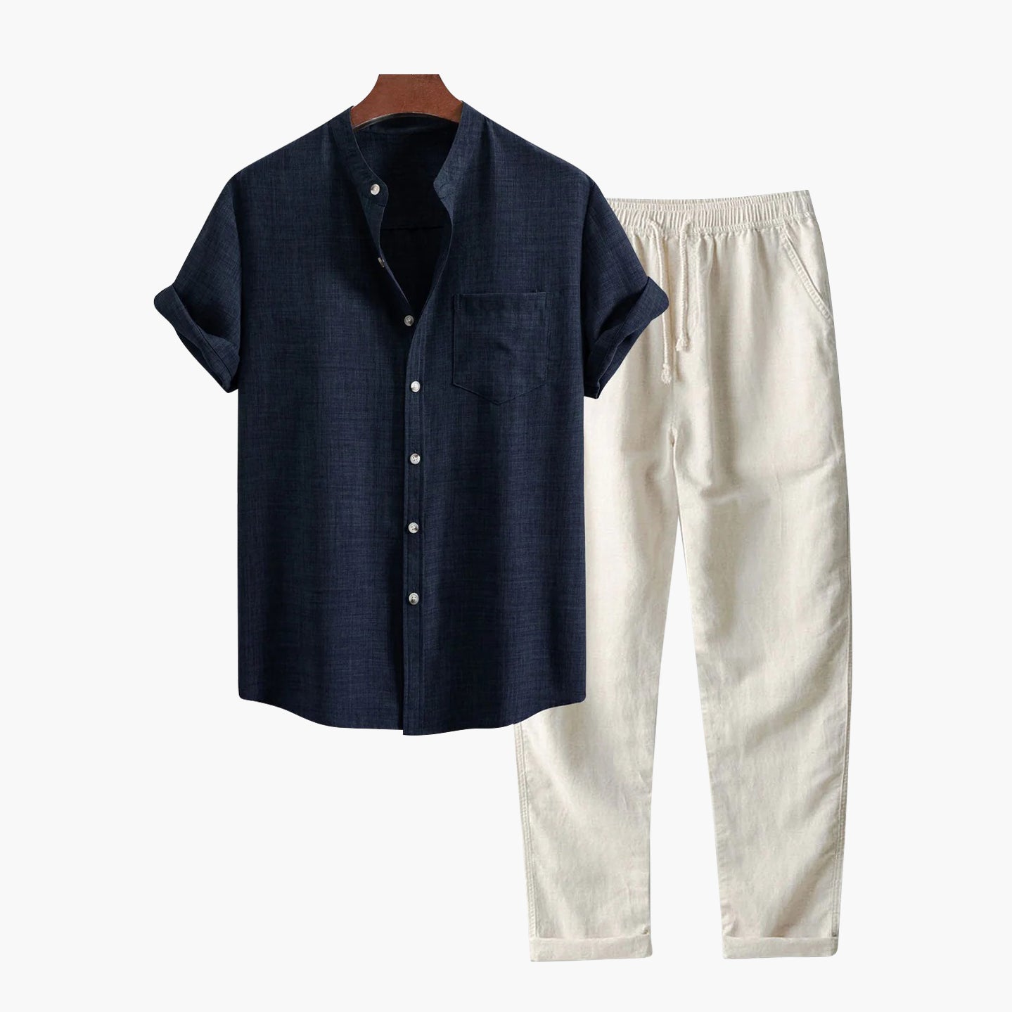 Conjunto Linen Riviera Bruno - Glamound