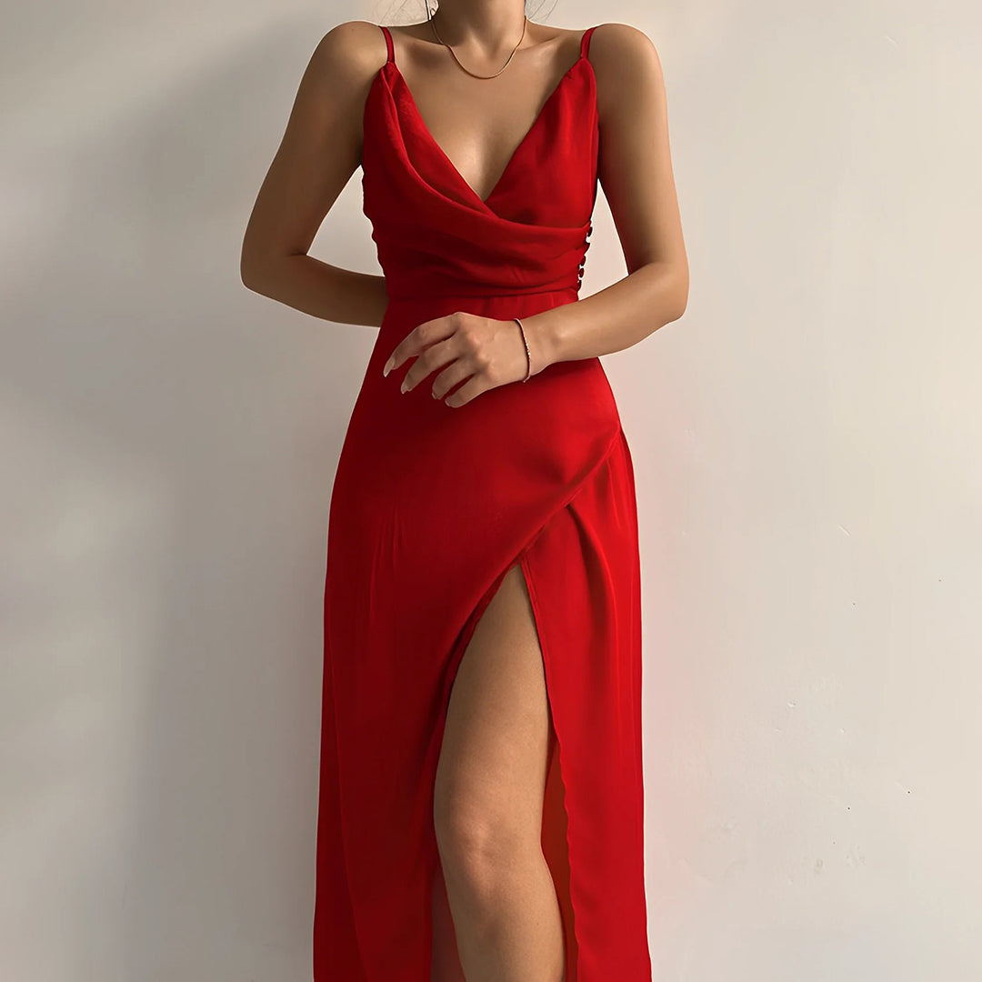 Vestido Satin Élodie - Glamound