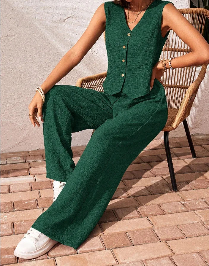 Conjunto Linen Blanca - Glamound