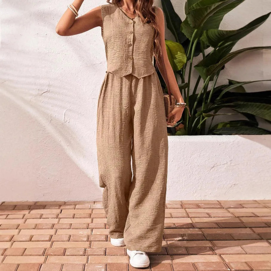 Conjunto Linen Blanca - Glamound