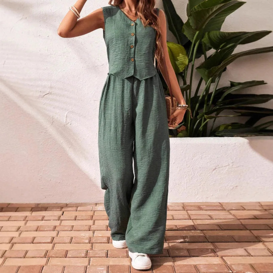 Conjunto Linen Blanca - Glamound