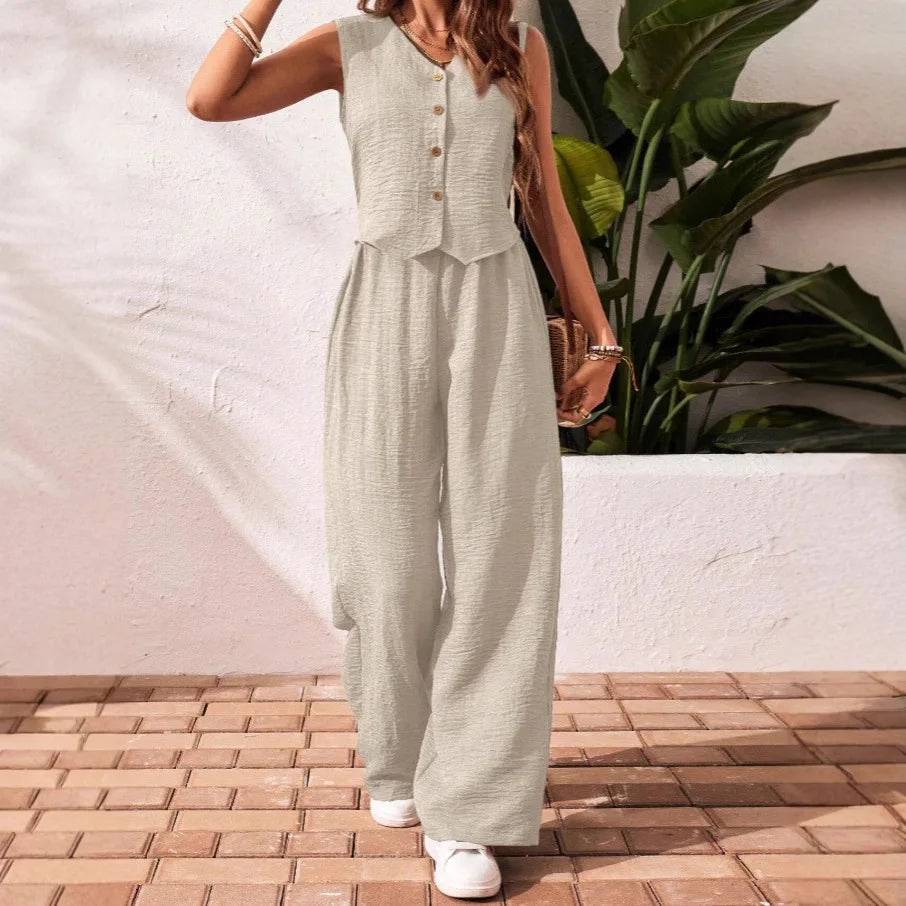 Conjunto Linen Blanca - Glamound