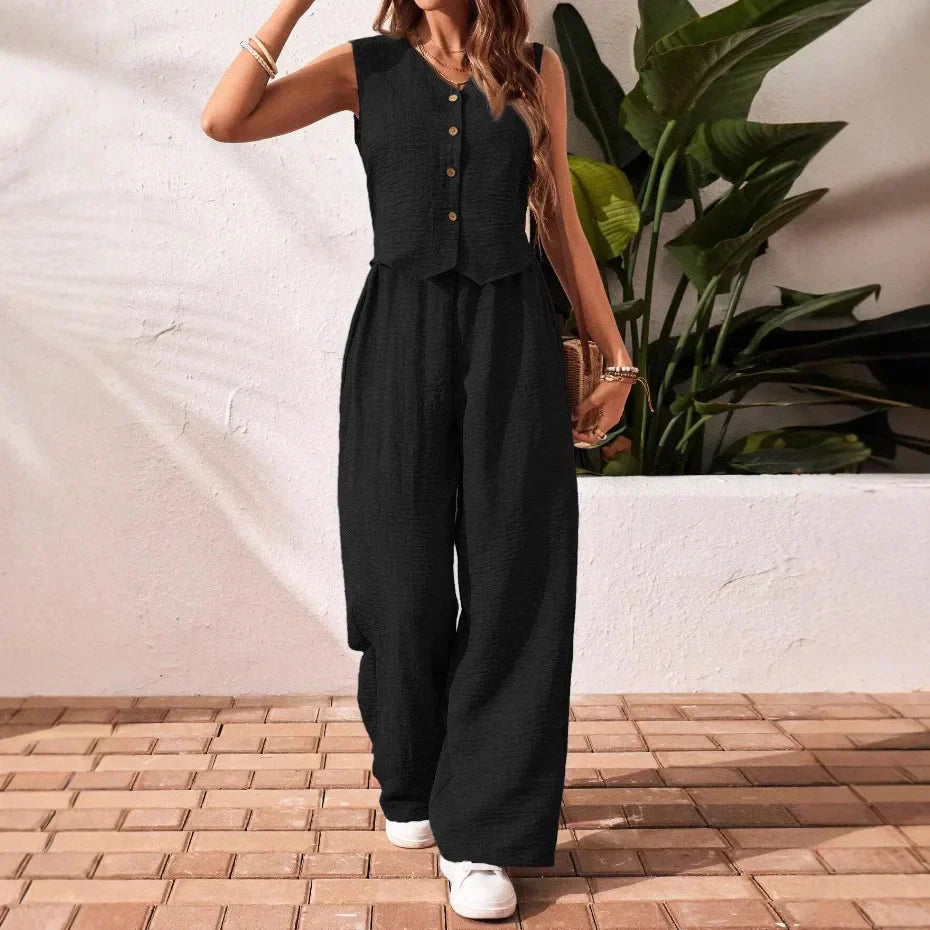 Conjunto Linen Blanca - Glamound
