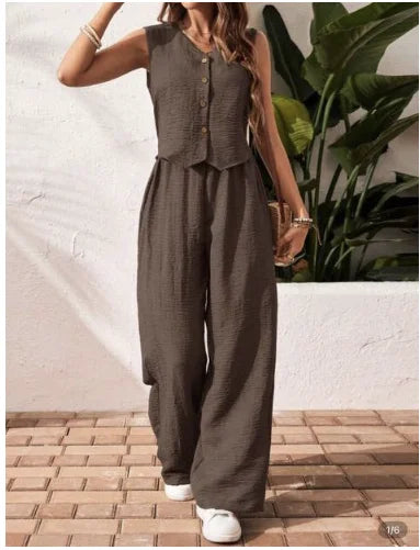 Conjunto Linen Blanca - Glamound