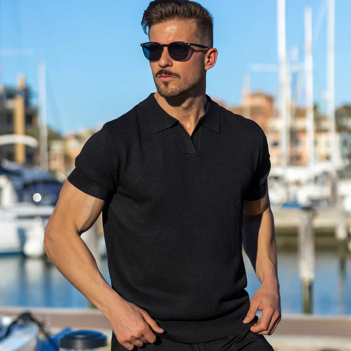 Polo Texturizado Riviera Hugo - Glamound