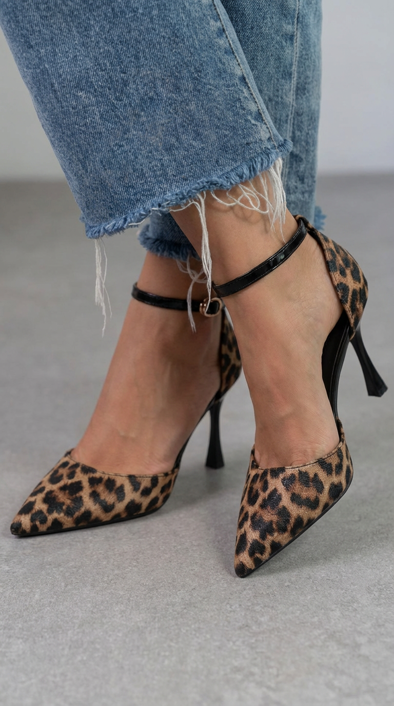 Tacones Animal Print Juliana - Glamound